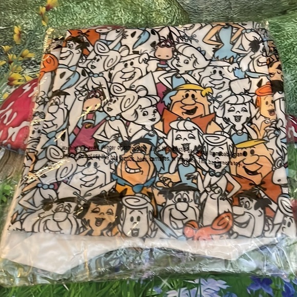 Flintstones x Smak Parlour Flintstones Character Print Mini Dress, Size L, NWT - Picture 8 of 8